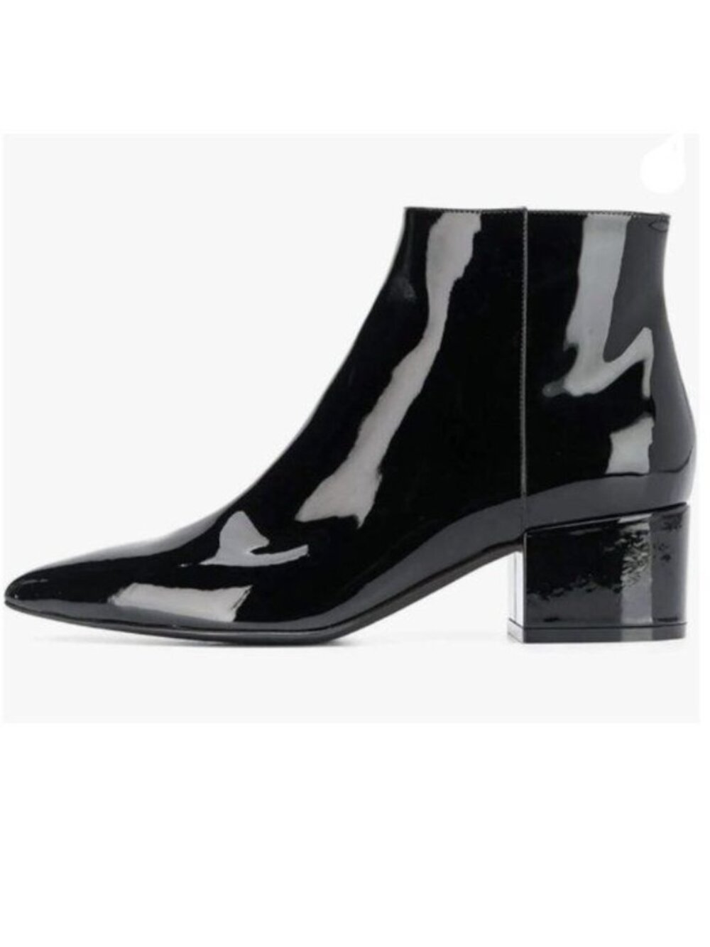 YDN Women Block Low Heel Ankle Booties Pointed Toe Comfort Winter Office Black